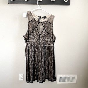 Forever 21+ lace overlay dress
